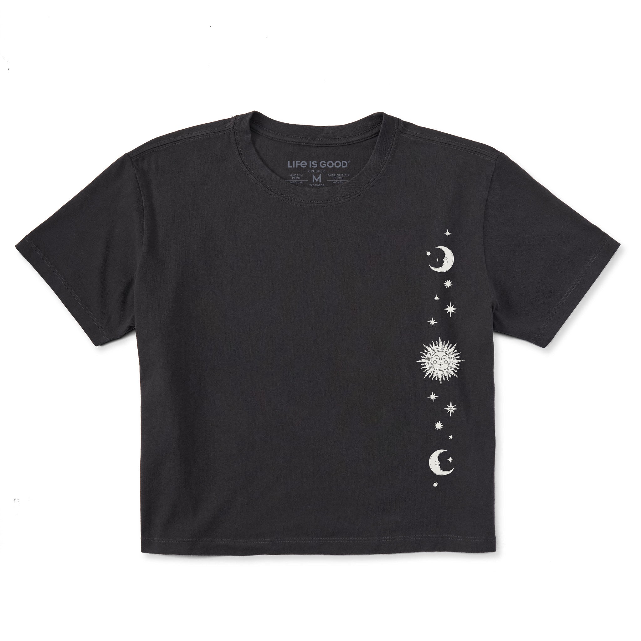 Celestial Moon and Stars Boxy Tee